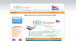 Desktop Screenshot of geo-energies.fr